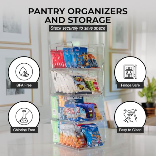 ClearSpace Stackable Storage Bins, Front Pantry Organizer - Image 5