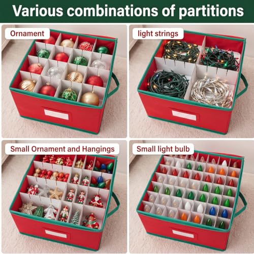 Christmas Light Bulb Organizer Storage Box Ornament - Image 7