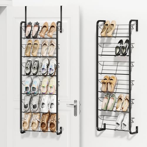 SWTYMIKI Over the Door Shoe Organizer - 6 Tier Wall | All Products - Image 2