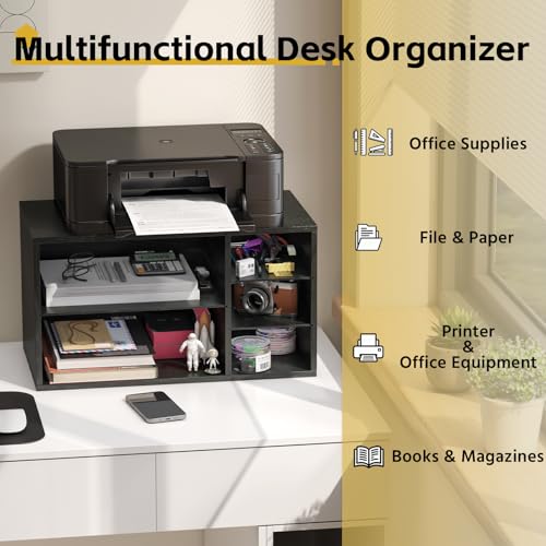Desktop Printer Stand with Paper Storage Large Printer - Image 6