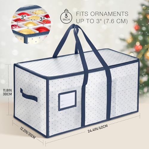 Hommtina Ornament Storage Plastic Ornament Storage | Home Organization - Image 4