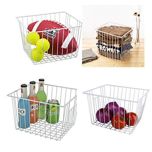 Freezer Wire Baskets, Kitchen Storage Organizer Bins - Image 7