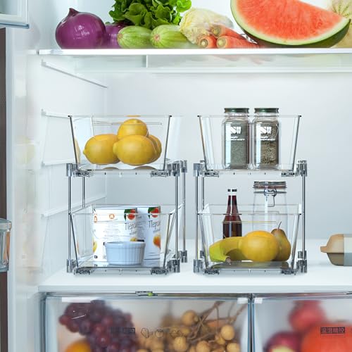 Simple Houseware 2Pcs 2-Tier Slim Drawer Cabinet Pul | All Products - Image 7