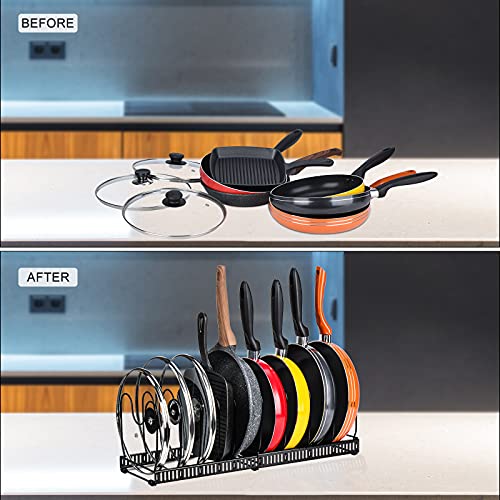 Toplife Pots and Pans Organizer Rack for Cabinet and | All Products - Image 4
