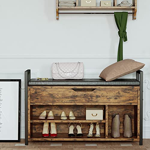 IRONCK Shoe Storage Bench, Entryway Bench with Lift Top - Image 3