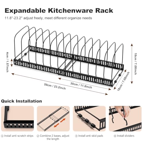 Housolution Cutting Board and Baking Tray Cookie Sheet Organizer - Image 6