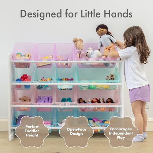 Humble Crew Kids Toy Organizer with 16 Bins, 4 Tier - Image 4
