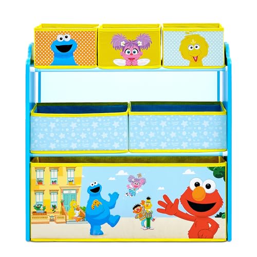 Delta Children - Sesame Street Design & Store 6 Bin Toy - Image 8