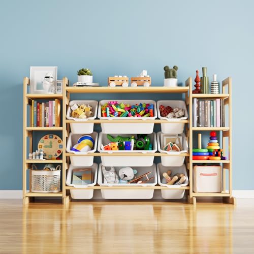 SpaceAid Large Toy Storage Organizer 9 Shelves 9 Bins, Toy - Image 2