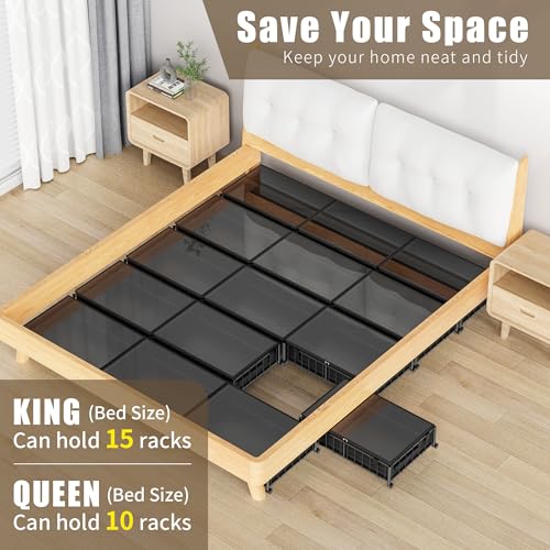 Hleelomi Under Bed Storage with Wheels and Storage Bag - Image 7