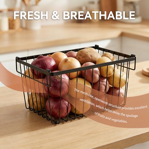 4 Pack Freezer Organizer Bins with Foldable Handle | Home Organization - Image 6