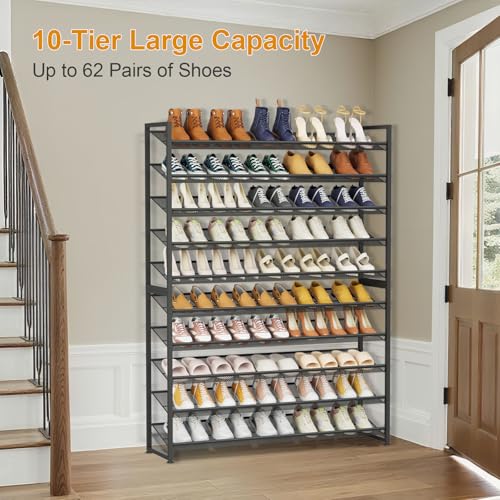 Large Shoe Rack 10 Tier Shoe Organizer, Heavy Duty M | All Products - Image 5