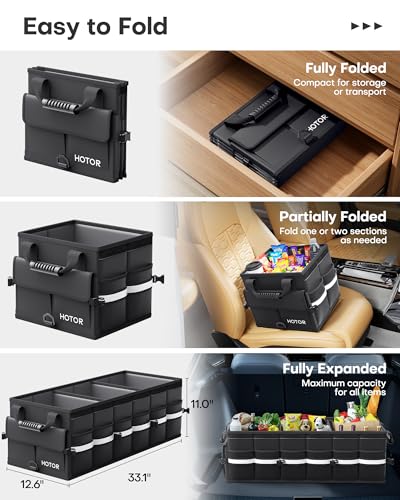 HOTOR Trunk Organizer - Car Organizers for SUV | Home Organization - Image 6