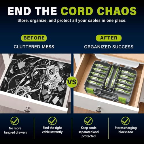 Ontel Cord Daddy Cord Organizer Case for Cables and | All Products - Image 4