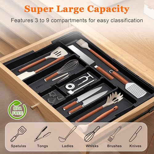 Spaclear Large Kitchen Utensil Drawer Organizer Expa | All Products - Image 4