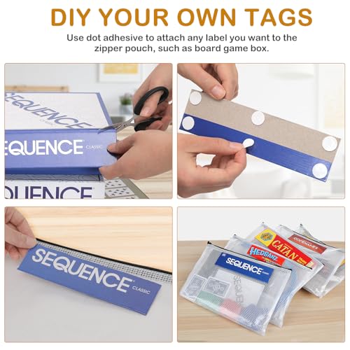 Board Game Storage Kit Include Storage Basket and 10pcs Zipper - Image 5
