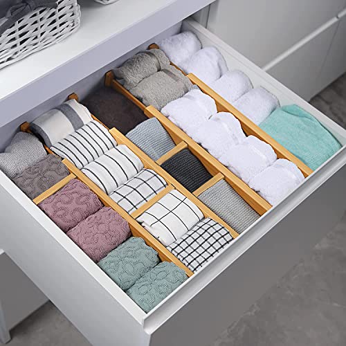 Adjustable Bamboo Drawer Dividers for Clothes, Kitch | All Products - Image 6