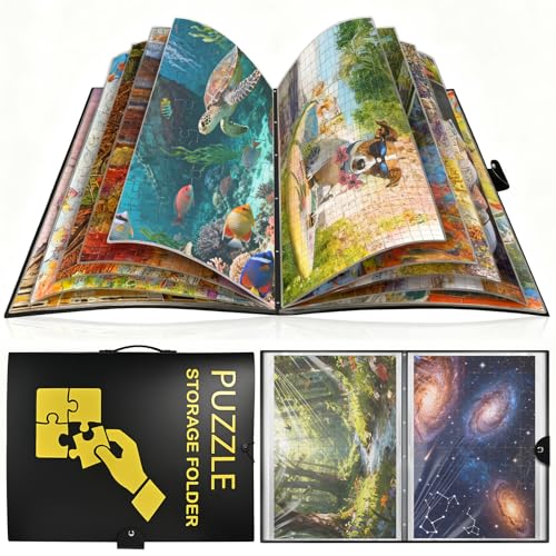 Puzzle Storage Folder Book for 1000pcs Puzzle, 28.3" x - Image 2
