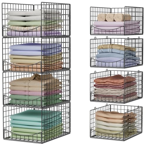 Hongtamoya 4-Tier Stackable Closet Organizers and Storage - Image 2