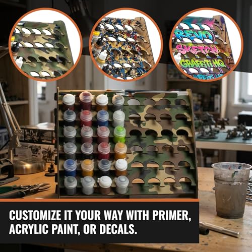 Wall Paint Rack Organizer for Miniatures & Modeling - Image 8