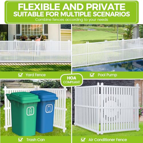 Air Conditioner Fence 48" W X 48" H Trash Can Fence Pool - Image 4
