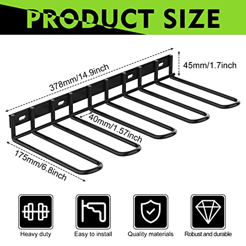 2 Pack Power Tool Organizer Wall Mount Drill Holder Storage Rack - Image 3