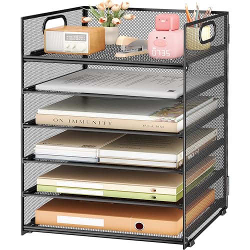 6 Tier Paper Organizer with Handle,Construction Teac | All Products - Image 2