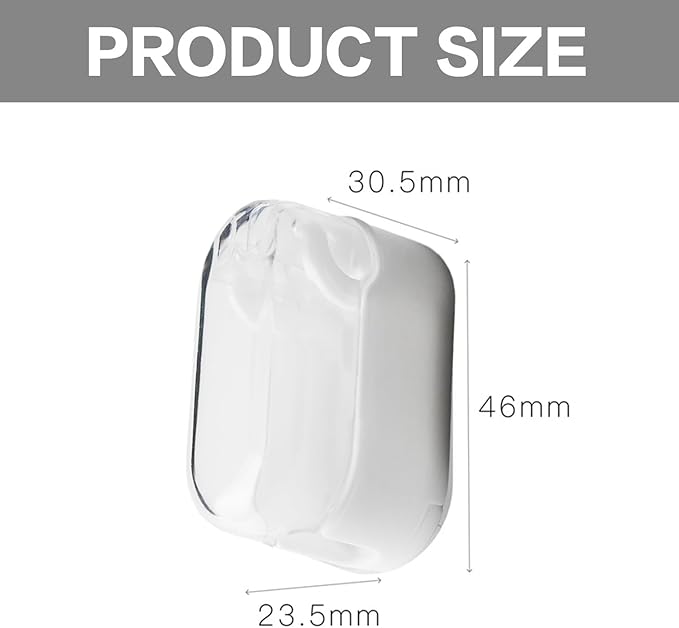 Wall Mounted Toothbrush Holder, Self-Adhesive Bathroom Storage Rack, Clear Plastic Organizer, No-Drill Installation, 3 Pack
