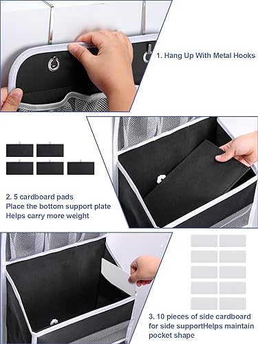 Over the Door Organizer Storage - 5 Tier Hanging Storage shelves - Image 8