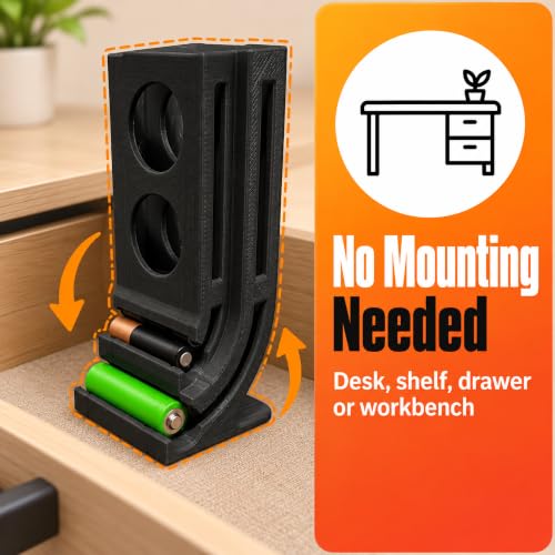 Battery Dispenser Compatible with AA and AAA Batteries – - Image 6