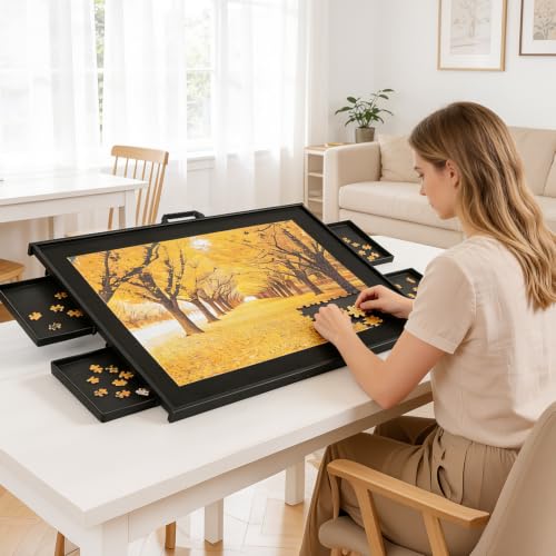 1500 Piece Metal Puzzle Board, Stable Rotation While Tilted - Image 3