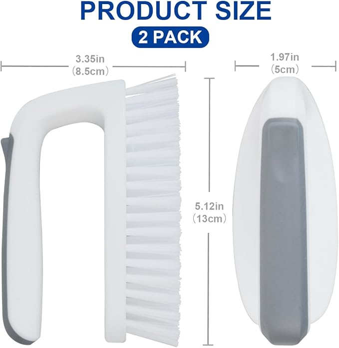 CELOX Scrub Brush 3 Pack for Kitchen, Kitchen Cleaning Brush for Pot Pan and Stove