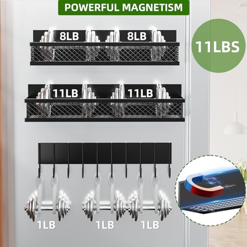 Magnetic Spice Rack for Refrigerator, 3 Pack Magnetic - Image 5