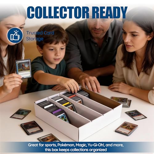 CHAIARRY 4-pack Sports Card Storage Boxes 3200 Count - Image 7