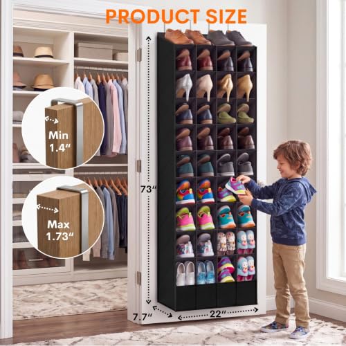 Ofiray-home Over the Door Shoe Organizer, 30-40 Pairs - Image 5