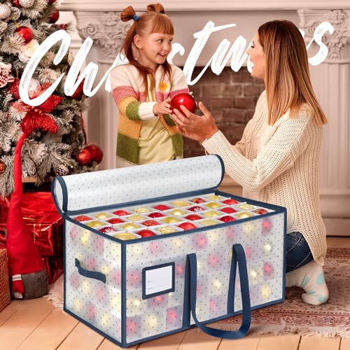 Hommtina Ornament Storage Plastic Ornament Storage | Home Organization - Image 3