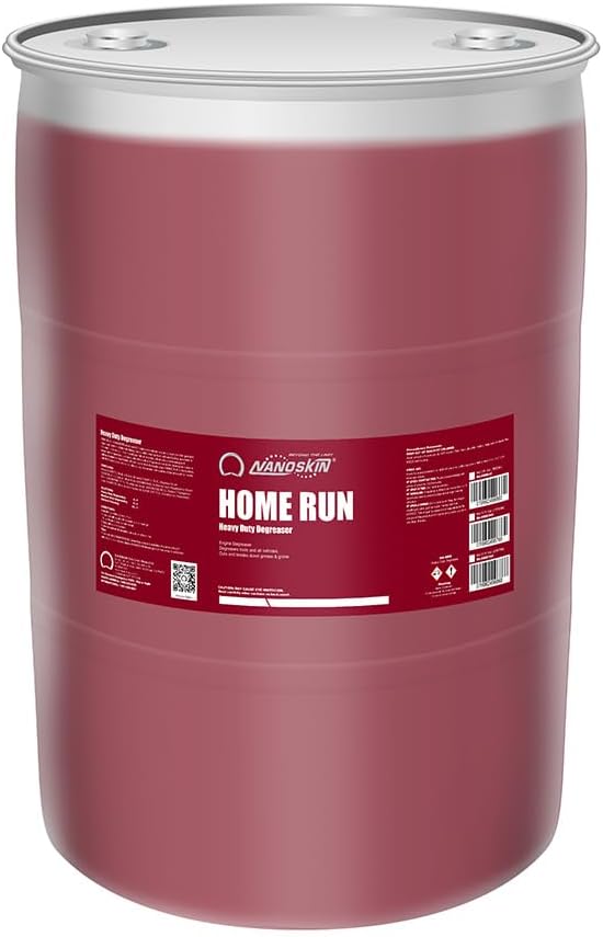Nanoskin HOME RUN Heavy Duty Industrial Degreaser 30 Gallons – Removes Oil, Grease & Soil on Appliance, Grill, Stovetop, Concrete, Tool, Engine, Fiberglass, Aluminum, Stainless Steel & Kitchen Surface