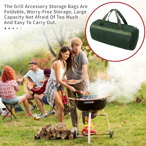 Grill Accessory Storage Bag, 24"" Extra Thick Canvas Grill - Image 6