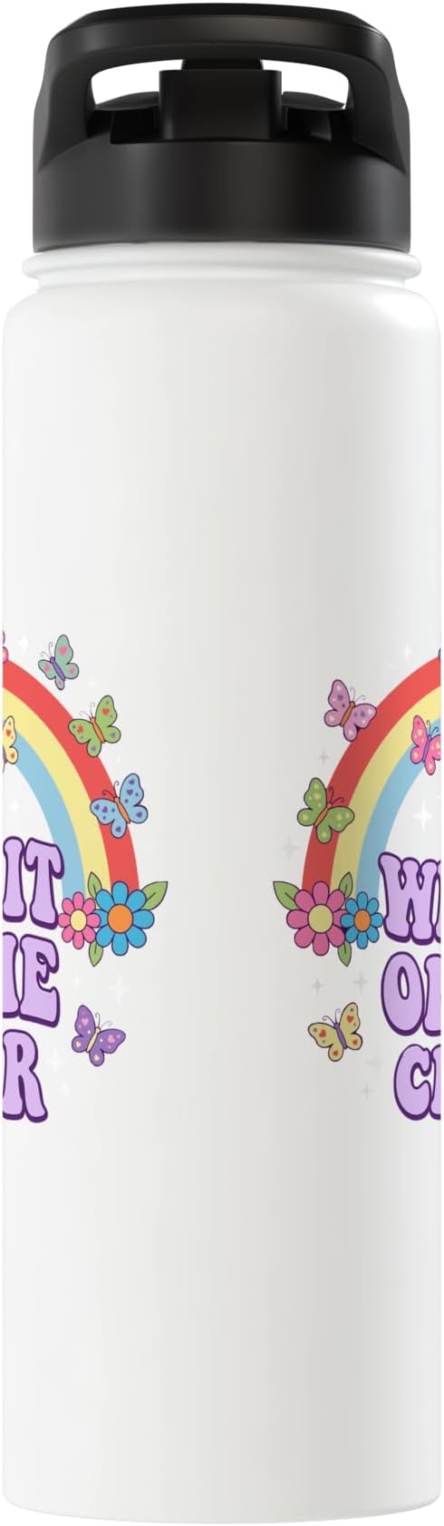 Rainbow Stainless Steel Insulated Water Bottle