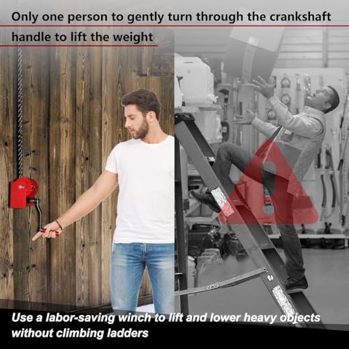 Heavy-duty Overhead Garage Storage Lift Hoist for Organization - Image 6