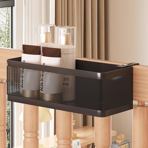 Bedside Caddy Shelf for Bunk Bed, Black, L11in*W4.9in*H3.93in - Image 2