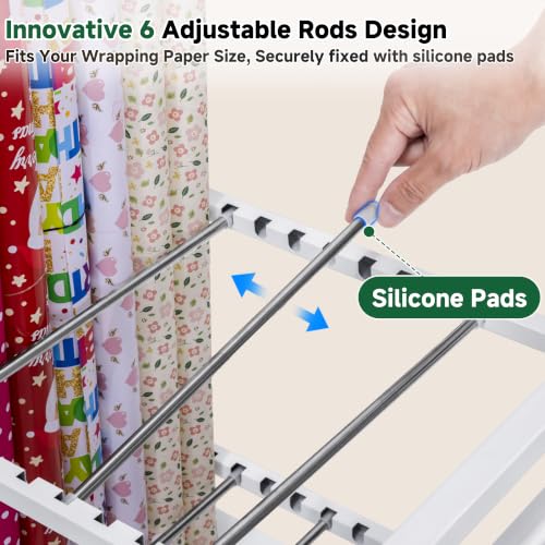 Wrapping Paper Storage Organizer, Blueprint Holder - Image 5
