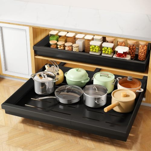 Pull out Cabinet Organizer, 2-Pack Expandable(13.6"-24") - Image 2