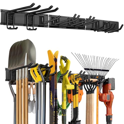 Garage Tool Organizer Wall Mount, 48in Tool Rack, 420LBS Capacity - Image 2