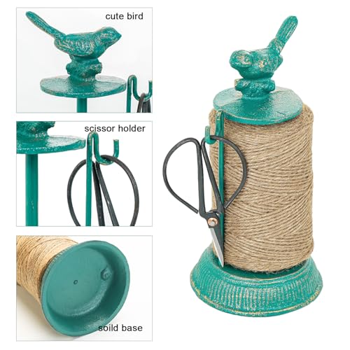 Sungmor Cast Iron Bird Twine Holder Set-Twine String & - Image 6