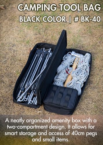 CAMPINGMOON Tent Stake Bag Camping Tool Organizer | Home Organization - Image 3