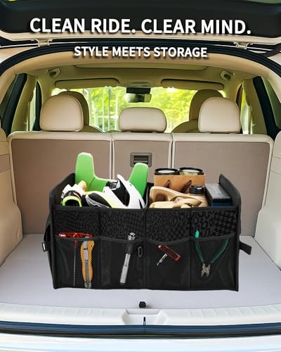 Sturdy Car Trunk Organizer - Firm Inner Panels, Foldable Storage - Image 4