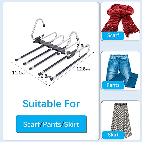Magic Pants Hangers Space Saving - 2 Pack for Closet - Image 3