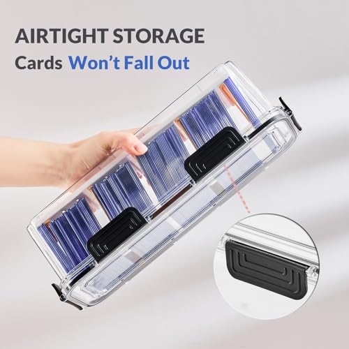Trading Card Storage Box for Toploaders with Dividers, 2 Pack - Image 5