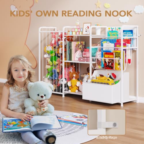 BBLIKE Kids Bookshelf and Toy Storage Organizer | Home Organization - Image 5